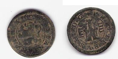 4 Maravedís de Felipe III de Segovia. 1604 Imagen13
