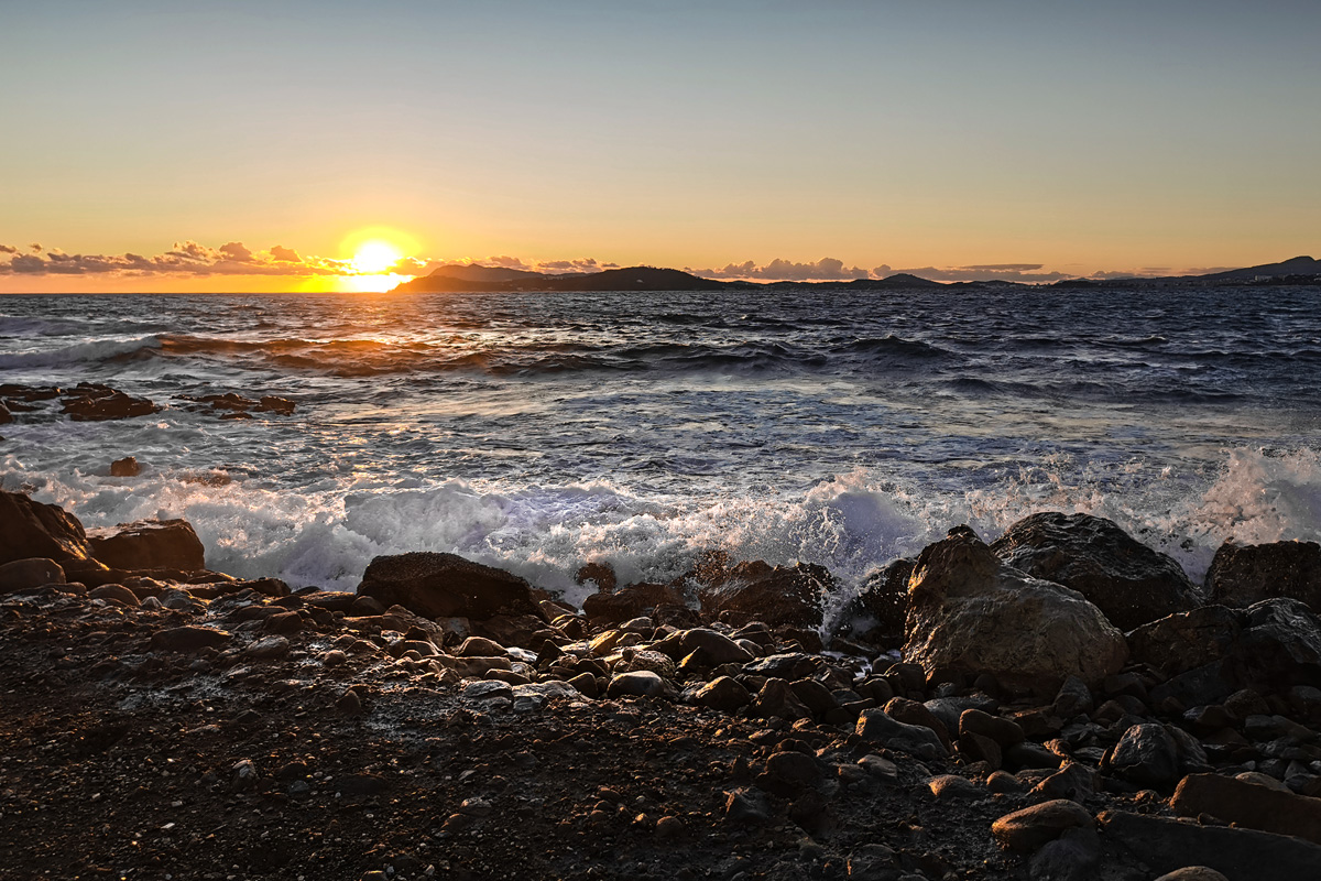 Coucher de soleil sur Porquerolle  Img_2063