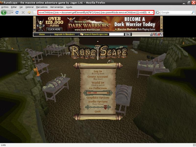 Runescape En Full Screen Para f2p o free to play Rfs411