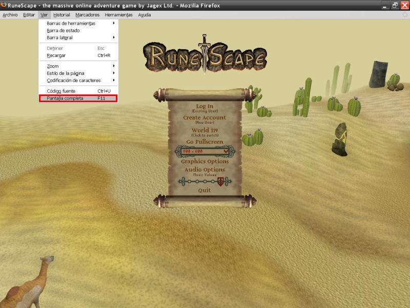 Runescape En Full Screen Para f2p o free to play Rfs710