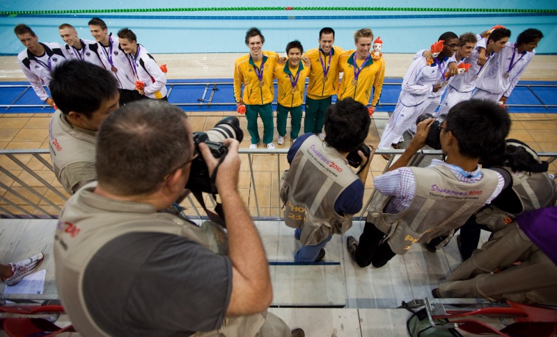 Jeux Olympiques de la Jeunesse - Singapour 2010 - Médaille d'argent en Natation (5eme médaille) 17226410