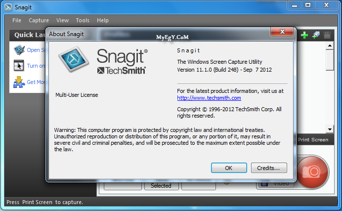SnagIt 11.1.0.248 - Full + Activation 	 Captur10