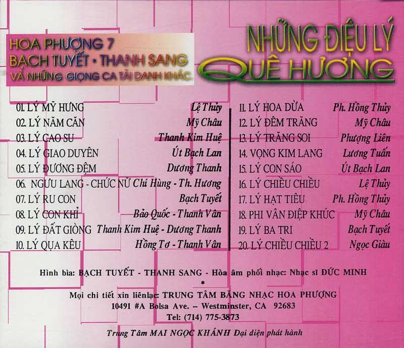 Những điệu lý quê hương - Hoa Phượng 7 Back11