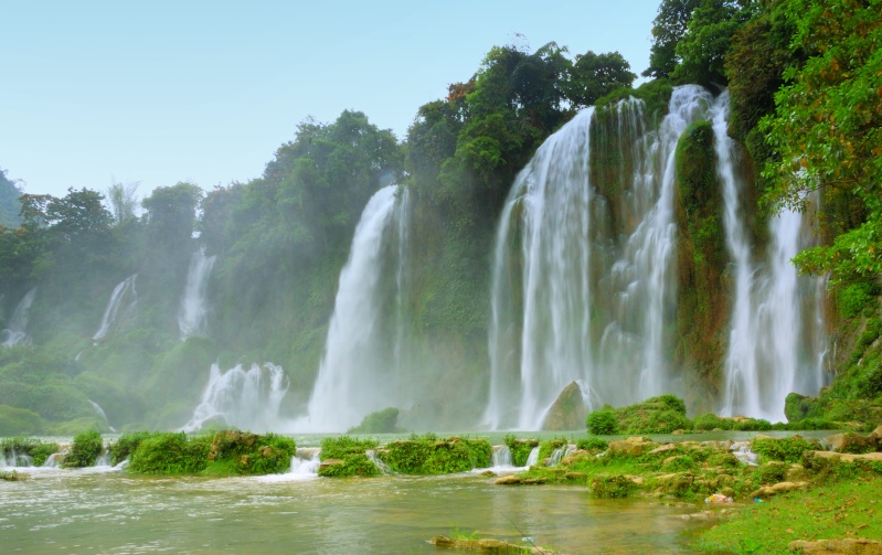Thác Bản Giốc Bangio11