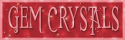 Crystals Crystals