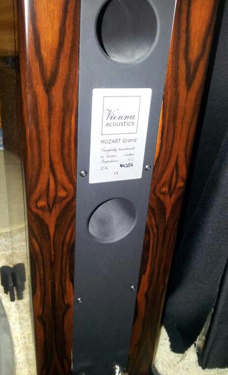 Vienna Acoustic Mozart Grand speakers ( used )-sold 20120728