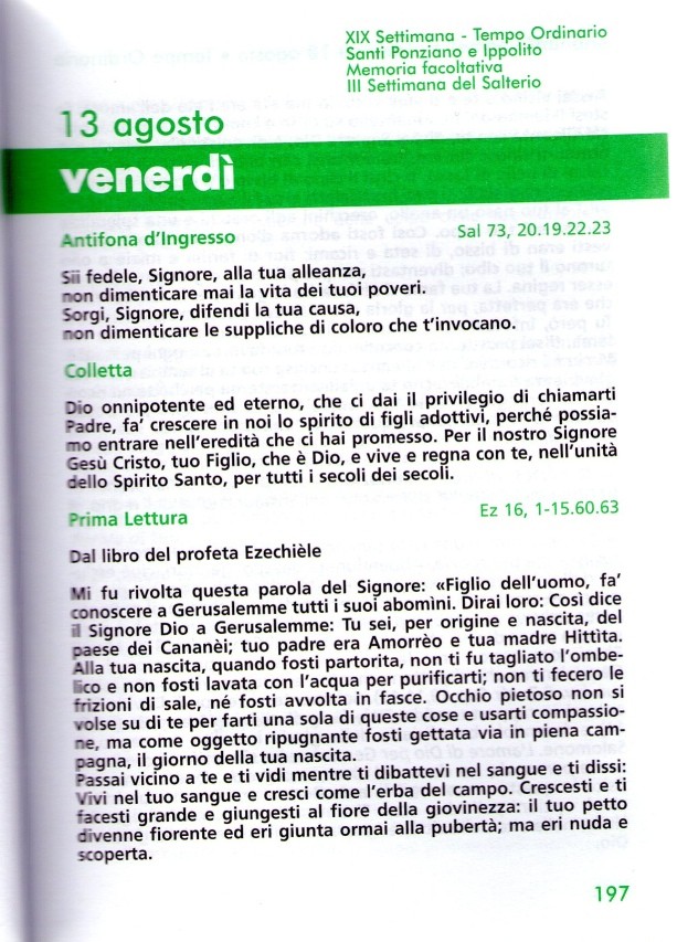 venerdì 13 agosto 19710