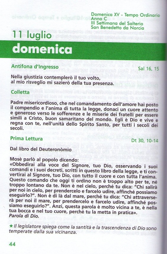 domenica 11 luglio, lunedì 12 luglio  4410