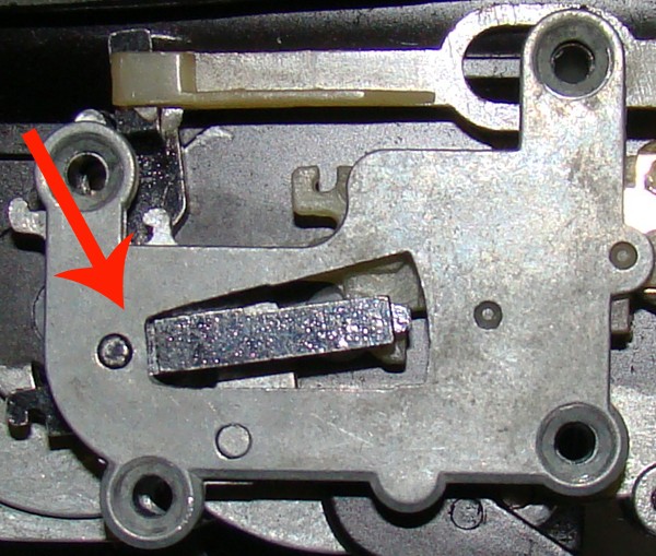Problema con selector de tiro en M14 669 JAE-100 Kart Cut Off Lever a fondo Ejempl12