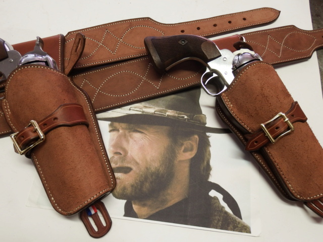 ENSEMBLE CUIR "Clint EASTWOOD" by SLYE