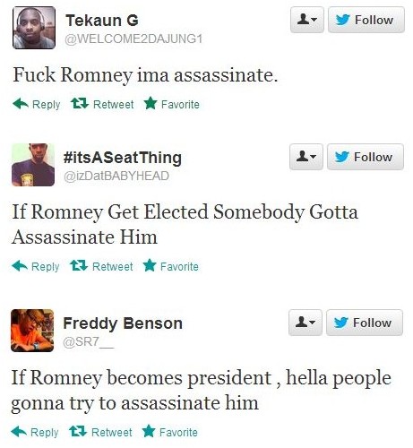 Da hate be pourin in on Romney.... Hate10