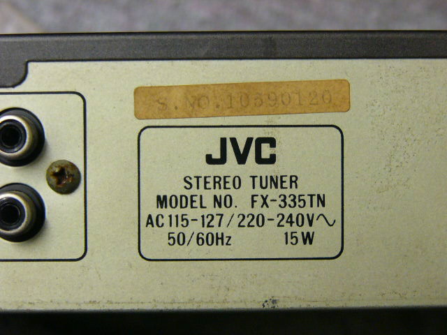 JVC fx 335tn Digital Tuner (used) P1050127