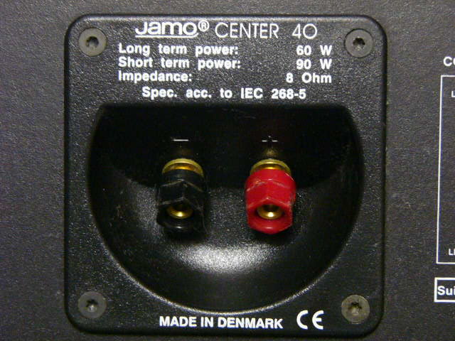 Jamo Original Denmark Center Speaker(used)-sold P1050530