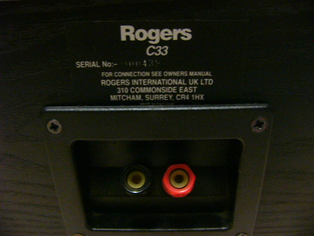 Rogers c33 England Center Speaker [used]sold P1060842