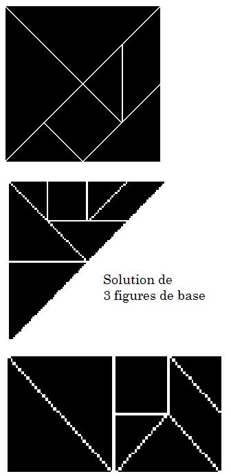 Le Tangram .. Jeu à construire. Soluti10