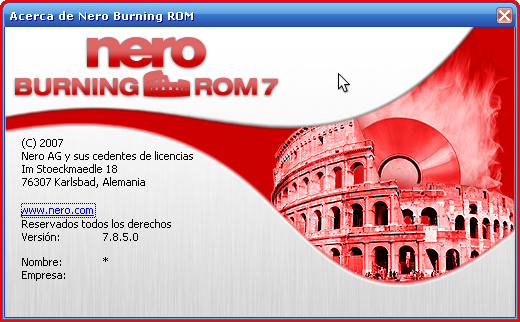 Nero 7 Premium v7.8.5.0 FULL En Español Para El Windows Vista Nero_710