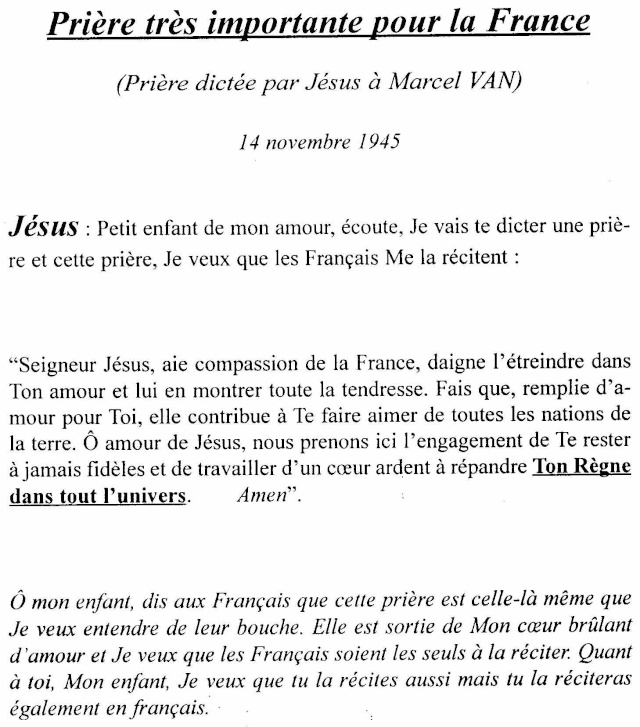 Prière de Jésus à Marcel Van pour la France ! Dossi112