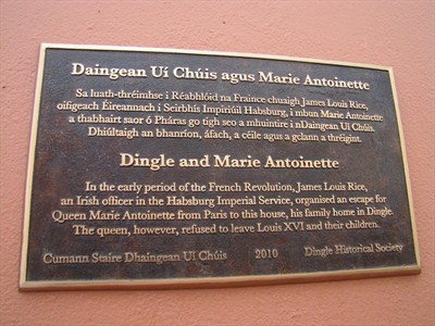 Un projet d'évasion de la Reine en Irlande Plaque11