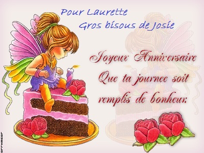 Pour l'anniversaire de Laurette de la part de Josiane 6blkgw10