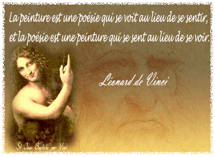 Deux citations dont une de Léonard de Vinci de la part de Josiane A14ec610