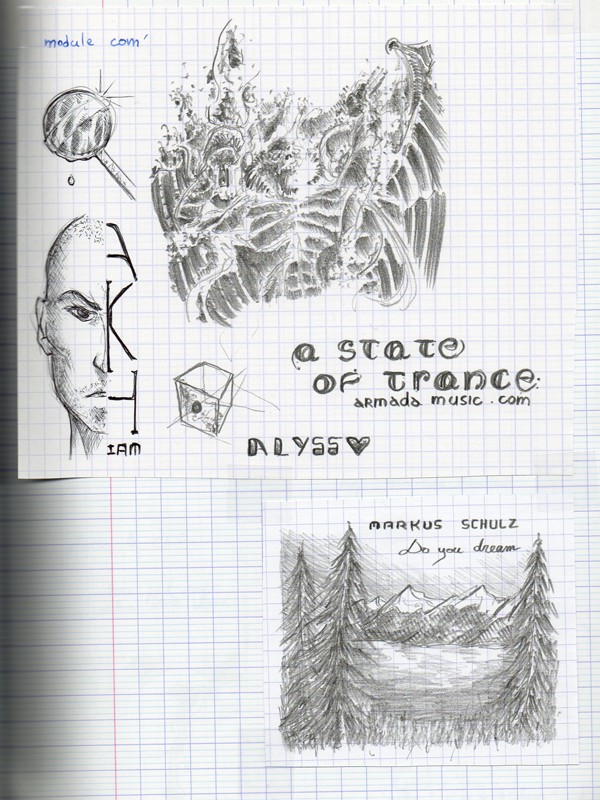 Dessins pendant les Cours 2011dd23