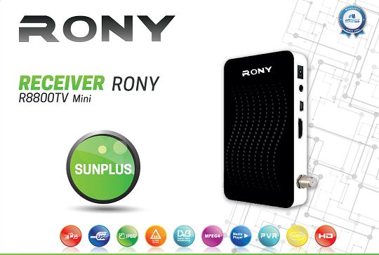 احدت ملف قنوات انجليزي قمرين نيل سات واوربي الموديل RONY R8800 TV MINI HD بتاريخ اليوم 18-6-2022 Giftbo10