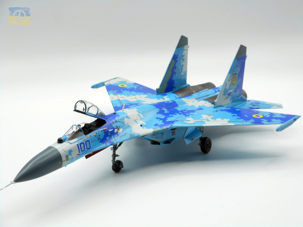 Su-27 Flanker Ukrainian Air Force Digi Camo- 1/72 HASEGAWA Fini_s10