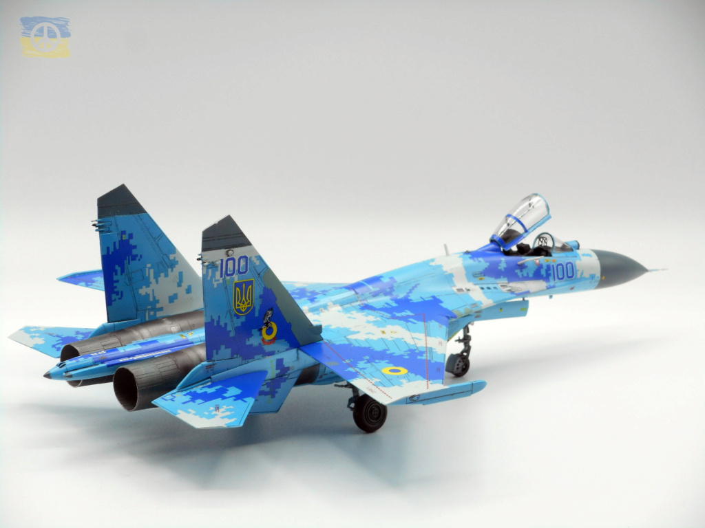 Su-27 Flanker Ukrainian Air Force Digi Camo- 1/72 HASEGAWA Fini_s12