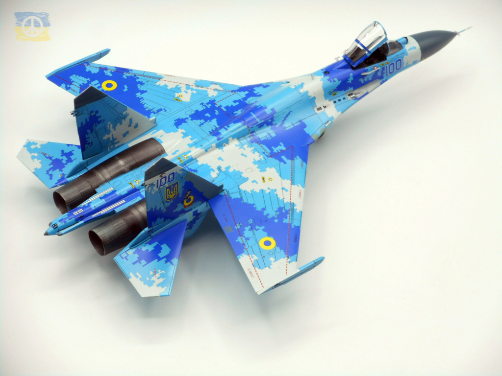 Su-27 Flanker Ukrainian Air Force Digi Camo- 1/72 HASEGAWA Fini_s14