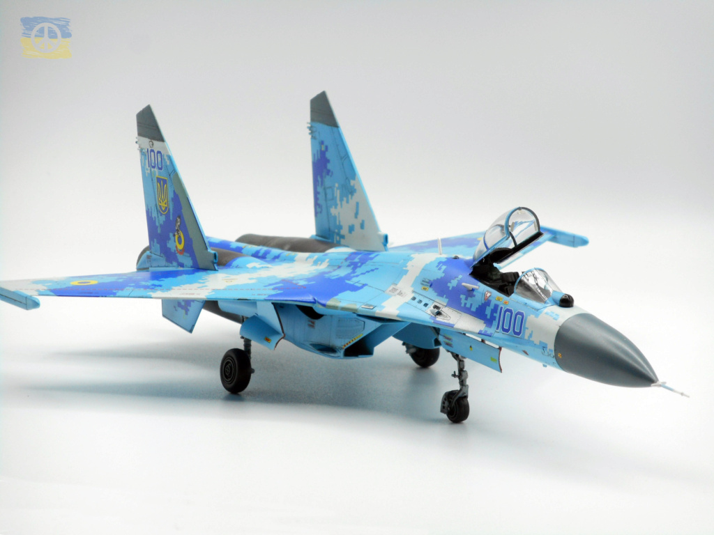 Su-27 Flanker Ukrainian Air Force Digi Camo- 1/72 HASEGAWA Fini_s15