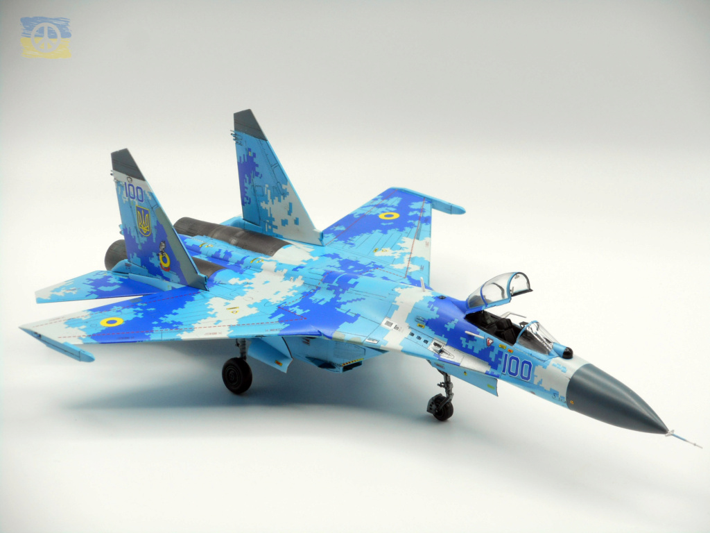 Su-27 Flanker Ukrainian Air Force Digi Camo- 1/72 HASEGAWA Fini_s17