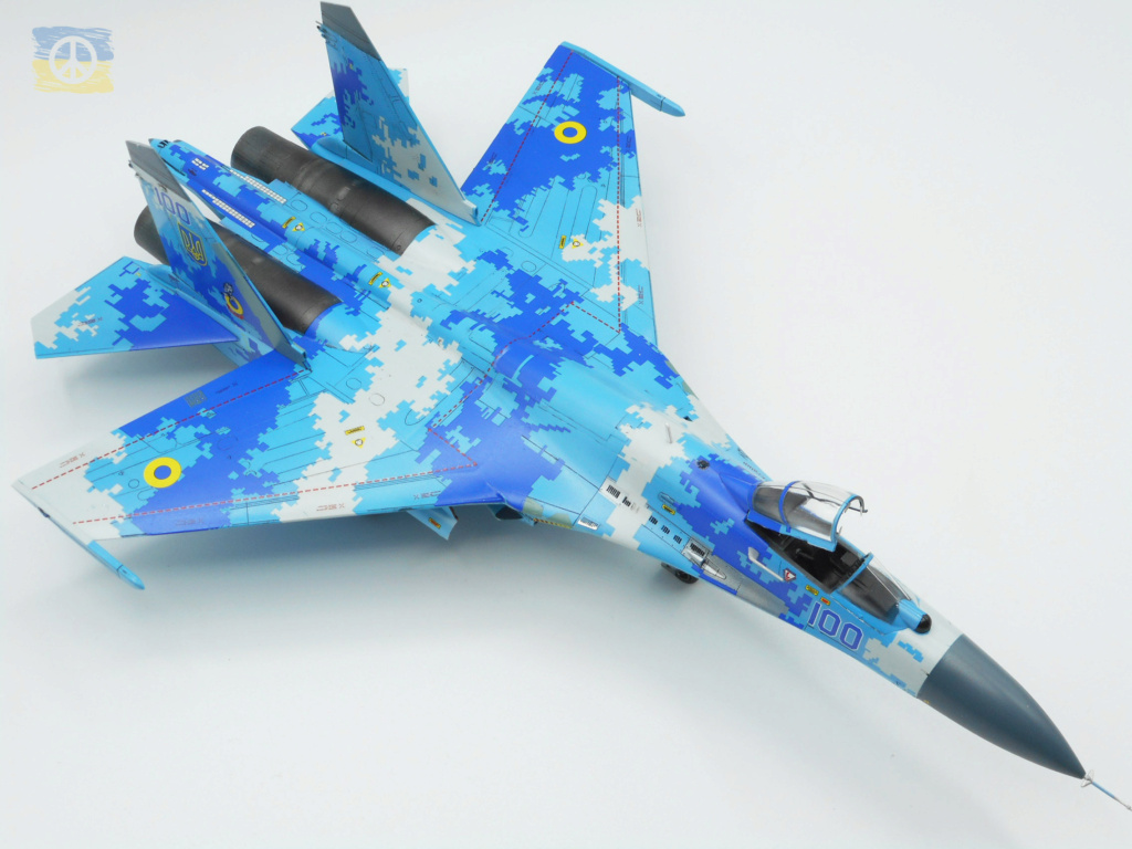 Su-27 Flanker Ukrainian Air Force Digi Camo- 1/72 HASEGAWA Fini_s18