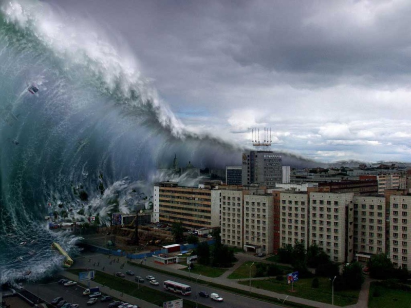 Ned Dougherty a eu une vision d'un gigantesque raz-de-marée frappant la côte est des USA Tsunam10