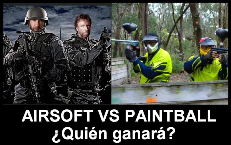 Airsoft VS paintball 53938010