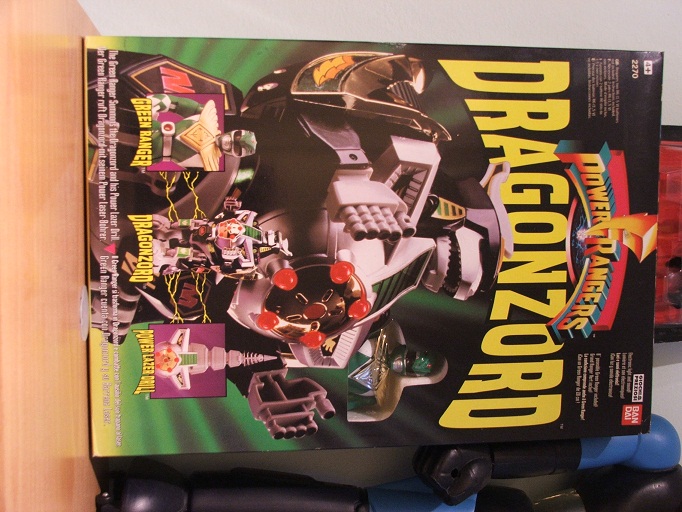 Power Ranger DRAGONZORD con GREEN RANGER fondo di magazzino Dscf4512