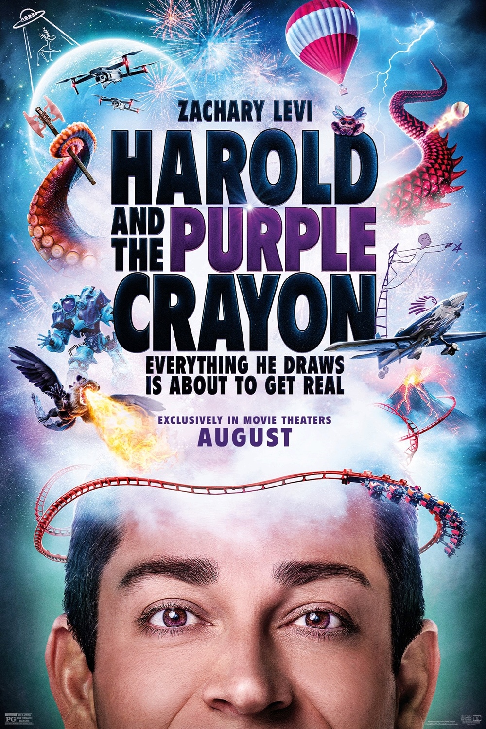 مشاهدة فيلم الانمي Harold and the Purple Crayon (2024) Mv5bnd11