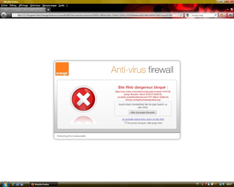 Problème avec l'antivirus Antivi10