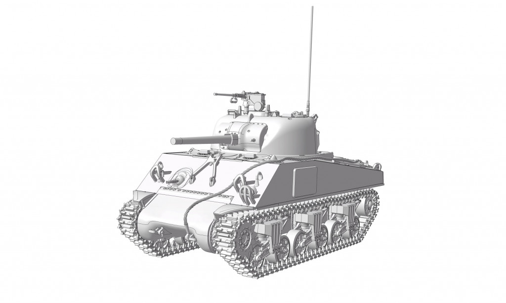 Un nouveau Sherman M4A2 va bientôt débarquer.. de chez Zvezda !!... 111