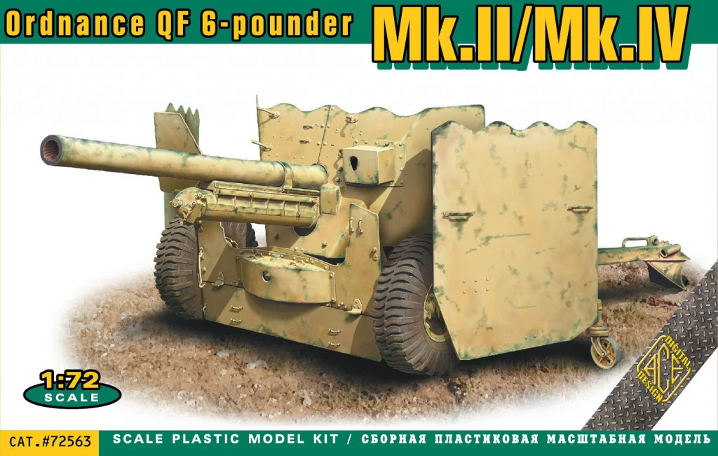 une nouveauté chez Ace : le Ordnance QF 6-pounder Mk.II/Mk.IV 28750112