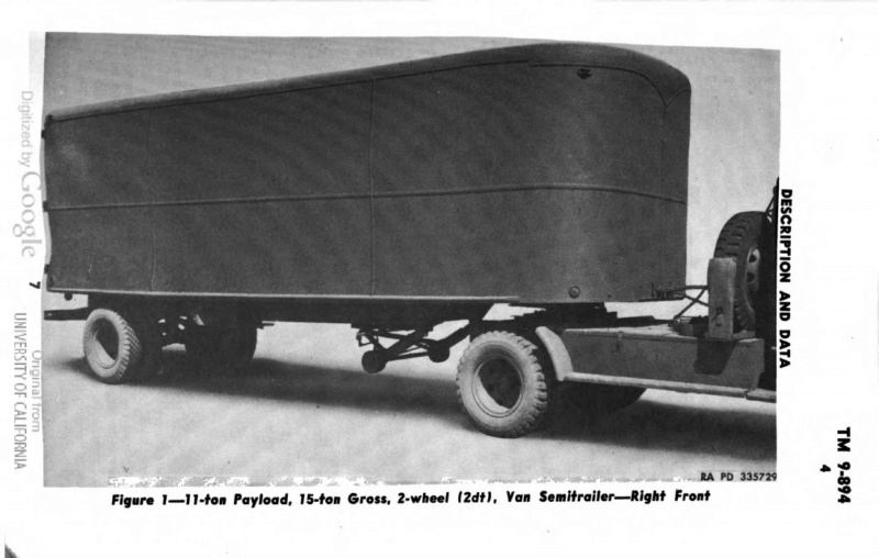 USAAF trailers derrière des Autocar ou autre tracteur de semi 2 essieus ou plus 8-757d10