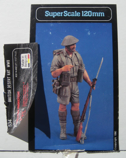 Rat du désert britanique1941 Verlinden 120mm 1a17