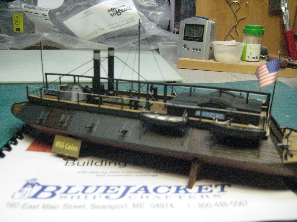 USS Cairo 1862 kit BlueJacket kit K1111 1/16’’ au pieds 1:192 821