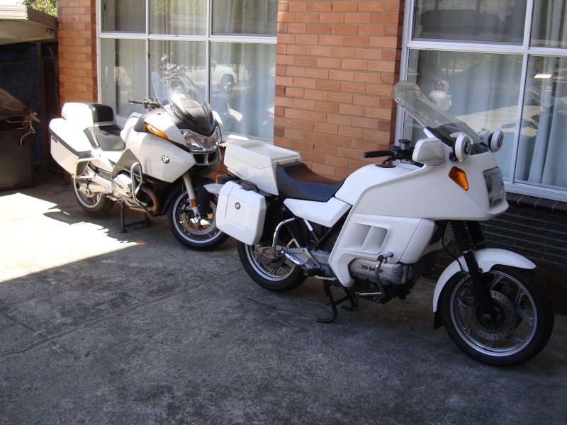 Police Bikes: 1986 BMW K100 v 2008 BMW R1200RT Dsc02811