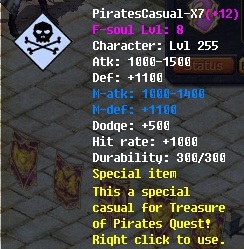 [QUEST] Pirate Marsh 1k_sta10