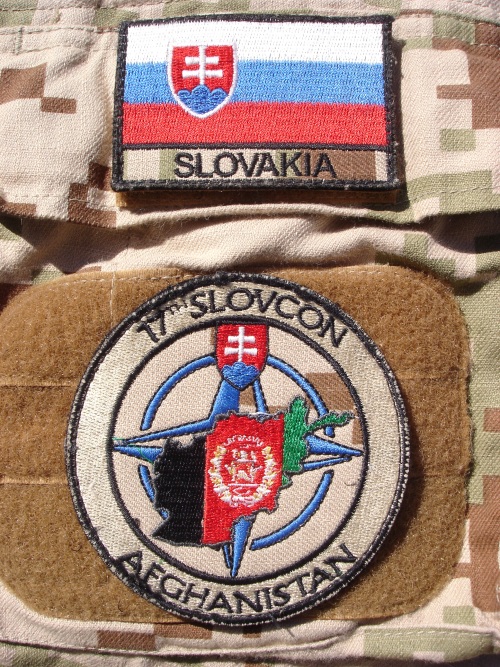 Slovakian ISAF / Afghanistan Patches Spatch10