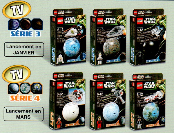 Star wars planet sets series 3&4 Planet10