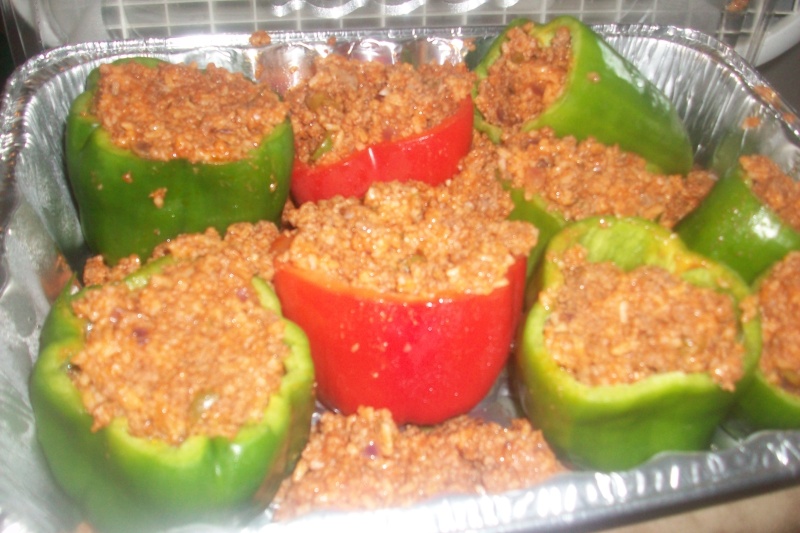 Sessy's stuffed peppers (In Ohio we call them Mangos)lol  Newest19