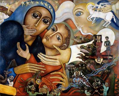 Ma mère se révèle comme la femme revêtue du soleil,comme la Mère de Miséricorde et de Compassion. Apresj10