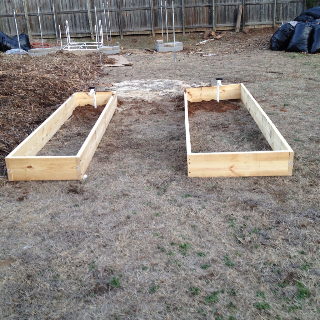 Homemade Concrete Raised Beds Img_0814