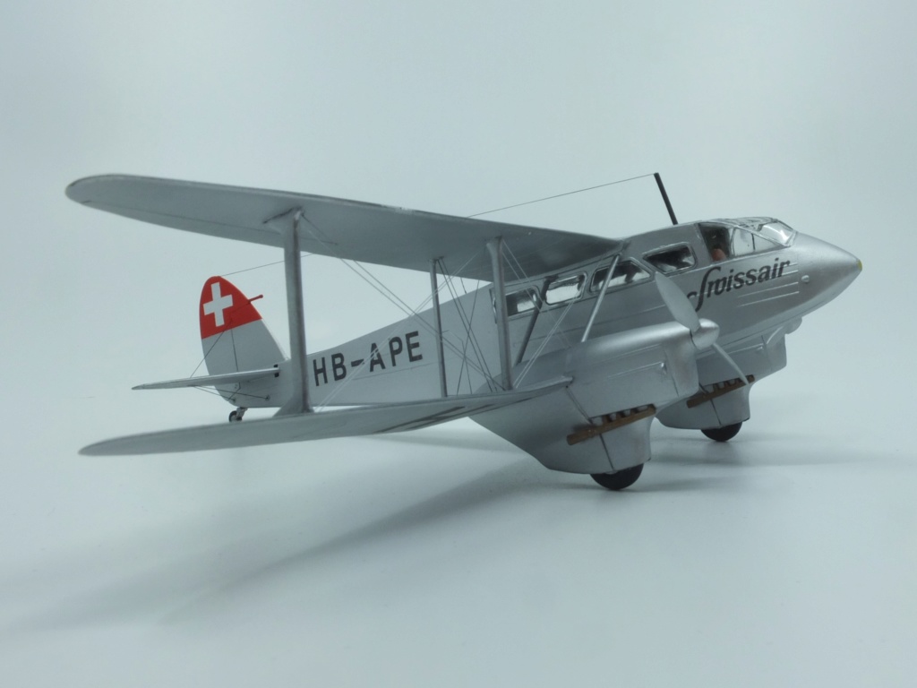 De Havilland DH-89 Dragon Rapide Swissair - Heller 1/72 (VINTAGE) S0011712